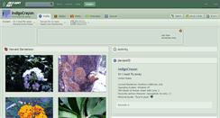 Desktop Screenshot of indigocrayon.deviantart.com