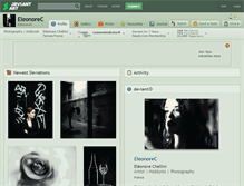 Tablet Screenshot of eleonorec.deviantart.com