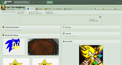 Desktop Screenshot of icer-the-hedgehog.deviantart.com