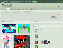 Tablet Screenshot of davyboy90.deviantart.com