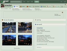 Tablet Screenshot of brianriker.deviantart.com