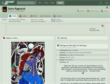 Tablet Screenshot of geno-ragnarok.deviantart.com