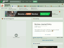 Tablet Screenshot of fablehill.deviantart.com