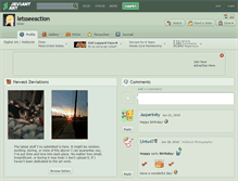 Tablet Screenshot of letsseeaction.deviantart.com