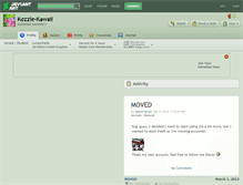 Tablet Screenshot of kezzie-kawaii.deviantart.com
