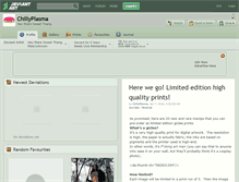 Tablet Screenshot of chillyplasma.deviantart.com