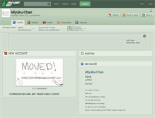 Tablet Screenshot of miyuku-chan.deviantart.com