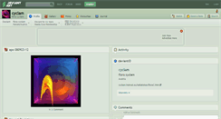 Desktop Screenshot of cyclam.deviantart.com