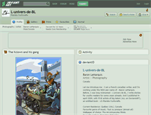 Tablet Screenshot of l-univers-de-bl.deviantart.com