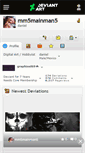 Mobile Screenshot of mm5mainman5.deviantart.com