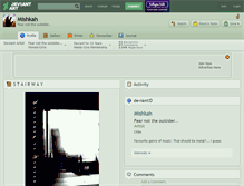 Tablet Screenshot of mishkah.deviantart.com