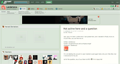 Desktop Screenshot of landersova.deviantart.com