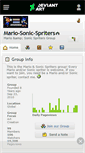 Mobile Screenshot of mario-sonic-spriters.deviantart.com