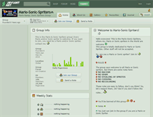 Tablet Screenshot of mario-sonic-spriters.deviantart.com