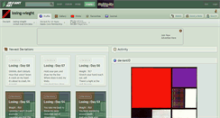 Desktop Screenshot of losing-wieght.deviantart.com