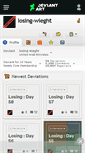 Mobile Screenshot of losing-wieght.deviantart.com