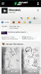 Mobile Screenshot of ilikecakel.deviantart.com