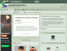 Tablet Screenshot of jaredthefox92fanclub.deviantart.com