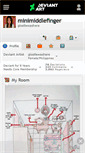 Mobile Screenshot of minimiddlefinger.deviantart.com