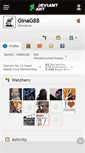 Mobile Screenshot of ginag88.deviantart.com