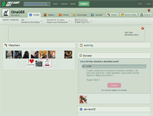 Tablet Screenshot of ginag88.deviantart.com
