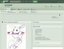 Tablet Screenshot of carrotcluby.deviantart.com