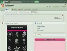 Tablet Screenshot of designqueen.deviantart.com