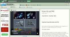 Desktop Screenshot of 3dmodeling.deviantart.com