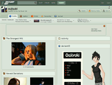 Tablet Screenshot of oujiyuki.deviantart.com