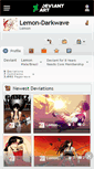 Mobile Screenshot of lemon-darkwave.deviantart.com
