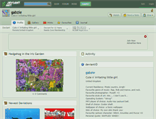 Tablet Screenshot of gabzie.deviantart.com