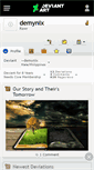 Mobile Screenshot of demynix.deviantart.com