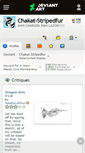Mobile Screenshot of chakat-stripedfur.deviantart.com