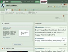 Tablet Screenshot of chakat-stripedfur.deviantart.com