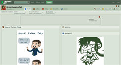 Desktop Screenshot of greengoateegal.deviantart.com