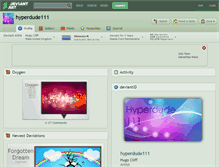 Tablet Screenshot of hyperdude111.deviantart.com