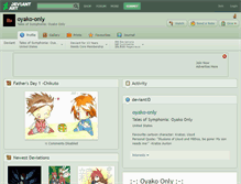 Tablet Screenshot of oyako-only.deviantart.com