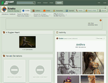 Tablet Screenshot of fcneko.deviantart.com