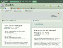 Tablet Screenshot of celestialzodiac.deviantart.com