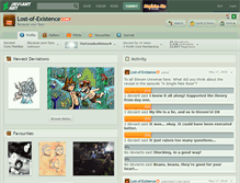 Tablet Screenshot of lost-of-existence.deviantart.com