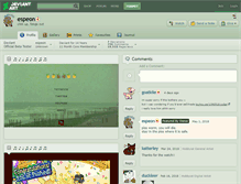 Tablet Screenshot of espeon.deviantart.com