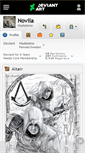 Mobile Screenshot of novila.deviantart.com