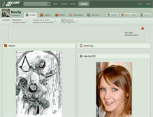 Tablet Screenshot of novila.deviantart.com