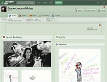 Tablet Screenshot of evanescnece-n-dp-luv.deviantart.com