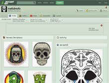 Tablet Screenshot of mattdmofo.deviantart.com