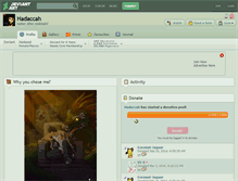 Tablet Screenshot of hadaccah.deviantart.com