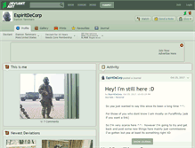 Tablet Screenshot of espiritdecorp.deviantart.com