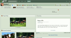 Desktop Screenshot of deirdre-t.deviantart.com
