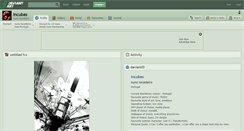 Desktop Screenshot of incubas.deviantart.com
