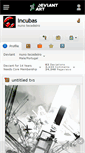 Mobile Screenshot of incubas.deviantart.com